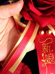 Wedding Artificial Flower Bride and Groom Corsage Leaves Decoration Supplies