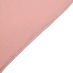 7 ft x 3 ft DUSTY ROSE Matte Fitted Spandex Half Moon Arch Stand Cover Wedding