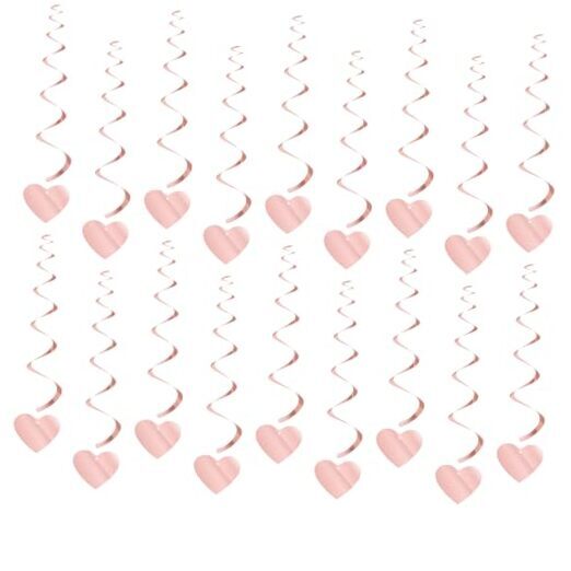 PinkValentines-Day Heart Party-Decorations Garland – Valentine’s Day Rose-gold
