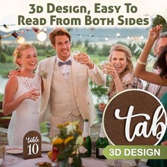Wedding Table Numbers 1-30, Wooden Table Numbers For Wedding Reception