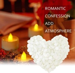 2000 Pieces White Artificial Silk Rose Flower Petals Wedding Party Decorations