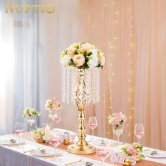 Crystal Flower Stand Wedding Centerpiece Set