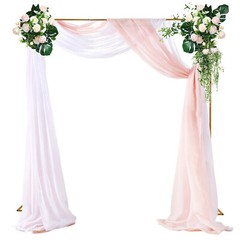 Metal Flower Balloon Frame Square Wedding Arch Backdrop Metal Stand Garden Decor