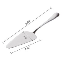 Pack of 5 Stainless Steel Pie Pizza Cake Pastry Server 8.9inch
