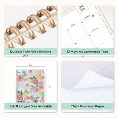Blue Sky Day Designer 2026-2027 Weekly and Monthly Academic Year Planner Cale…