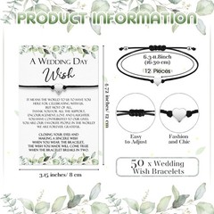 Sasylvia 50 Sets Wedding Favors for Guests 6.3 – 11.81 inches, Multicolored