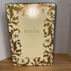 BEVERLY CLARK COLLECTION, WHITE SIMPLICITY WEDDING GUEST BOOK, NEW!!! Free Ship