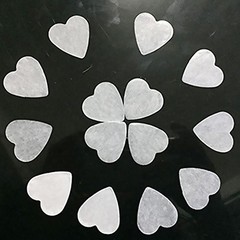 1 Inch Multicolor Hearts Paper Confetti for Wedding St. Valentine’s 1.2 inch