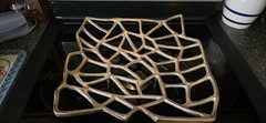 Gold Geometric Centerpiece Table Decor Gold Metal