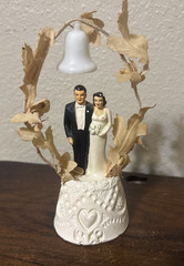 Vintage Coast Novelty #322 F 1940’s Bride & Groom Wedding Cake Topper