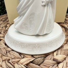 Lenox Opal Innocence | Bride and Groom | Cake Topper | New in Box | Wedding