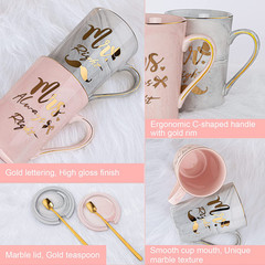 Bridal Shower Gifts for Newlyweds, Engagement Gifts for Couples – 14Oz Ceramic M