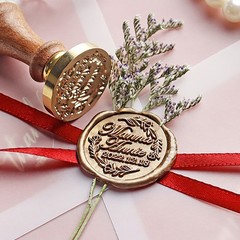 Custom Wax Seal Stamp Head,Personalized Logo Design Sealing Wax Stamp,12-40mm