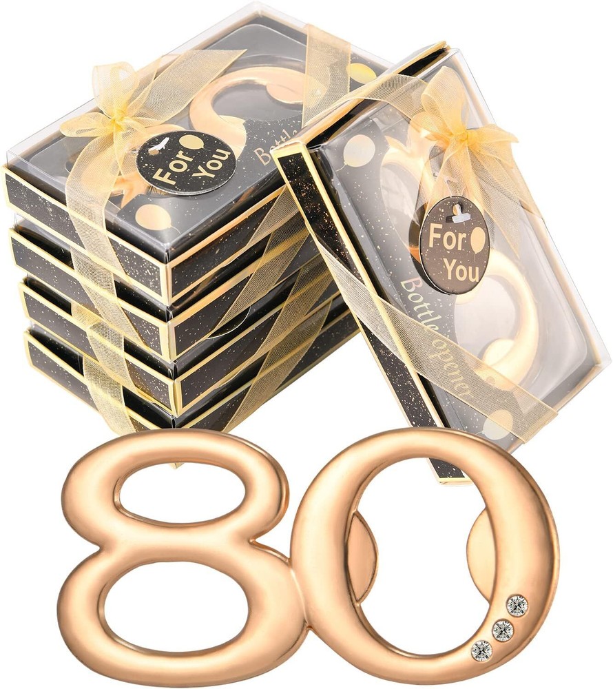 50Pieces 80 Bottle Opener Gifts For 80Th Birthday Party Favors 80Th Anniversary