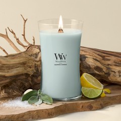 Woodwick Gifts For Women And Men 21.5 Oz Large Hourglass Candle Crackling Wick
