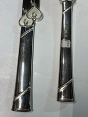 Lenox True Love 2 Piece Dessert Silver Plated Wedding Cake Serving Set
