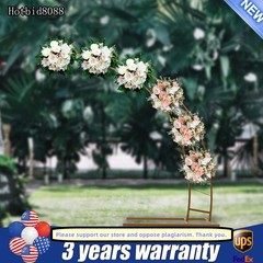 6.5ft Metal Crescent Moon Arch Wedding Party Plant Climbing Backdrop Stand Rack