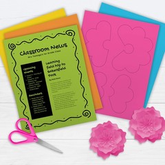 Printworks Neon Colored Paper, 24 lb, 5 Assorted Florescent Single,
