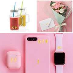 ANCIRS Gold Glitter Number Stickers Set (0-9) – 4 Sheets, 320pcs Small Self-A…