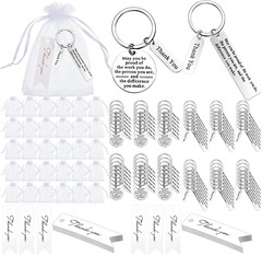 150 PCS Employee Thank You Gifts Bulk Appreciation Gift Keychain Lot Coworker St