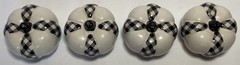4 Fall Thanksgiving Pumpkins White Ceramic Pumpkin Place Card Holders 140
