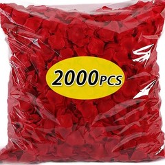 2000/100Pcs Artificial Rose Petals Silk Wedding Valentine Decor