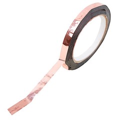 BLUSH 100 yards Metallic Polyester Arts and Crafts TAPE ROLL Party Supplies