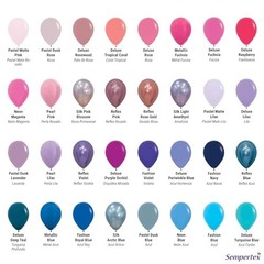 Fashion Balloons, 18 Inch, 6Pcs – Elegant Latex Round Balloons for White