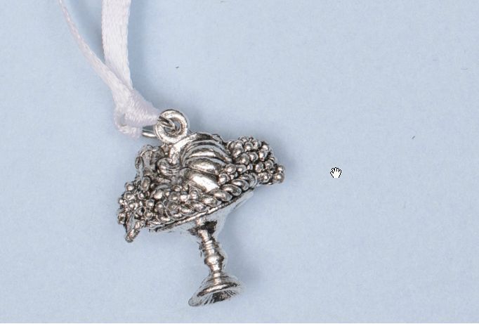 Beaucoup Design Wedding Cake Decoration Charms Silver Bridal Pulls 0.5-1in Ch…
