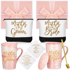 Geosar 8 Pcs Wedding Gifts Mother of The Bride Gifts Mother of The Groom Coffee