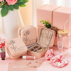 Bridesmaid Proposal Gift Set – 60 Pcs Box with Jewelry, Cup, Scrunchies & More