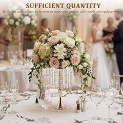 Chandelier Flower Stand Multi-Purpose for Wedding Party Home Decor
