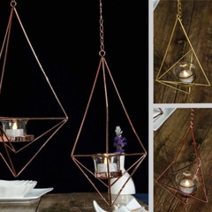 Geometric Candle Holders Hanging Decorations Party Events Wedding Centerpieces