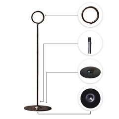 16 Pieces Table 8 inches Table Number Holders Place Steel Card Holders for Ph…