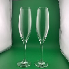 Krosno Champagne Glasses Set of 2 Flutes Wedding Toast Celebration Party