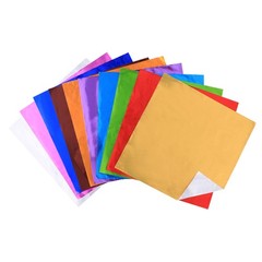 200Pcs Reusable Aluminium Foil Wrapping Paper for Candy and Chocolate Gifts
