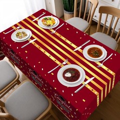 Childom 3 Pack Graduation Tablecloth,Graduation 54″ x 108″, Wine Red