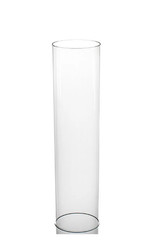 12 pc. clear glass chimney (H 18″ x W 4″)