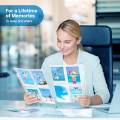 Dunwell 3.5×5 Photo Sleeves for 3-Ring Binder (3.5×5 Size Only), 25 Pack Album R