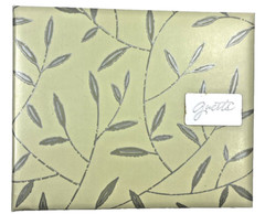 Hallmark Guest Book Funeral Book Party Book Light Green with Leaves