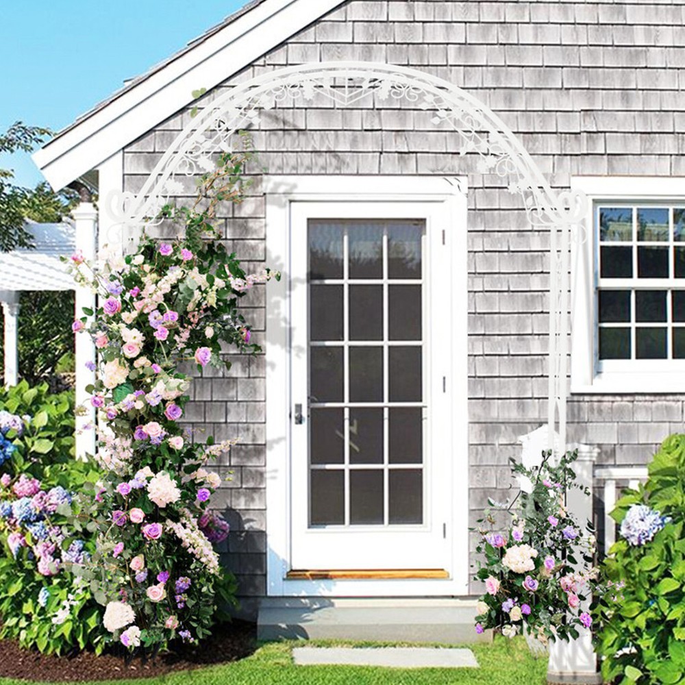 Chic Beautiful Wedding Arch Frame Garden Arbors Pergola Antirust Plating Frame
