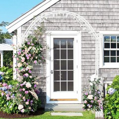 Chic Beautiful Wedding Arch Frame Garden Arbors Pergola Antirust Plating Frame