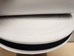 BLACK & WHITE GROSGRAIN RIBBON 7/8″ 100 YARD ROLL