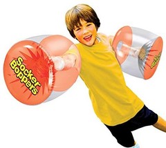 Inflatable Boxing Pillows – One Pair Boppers – Clear, Box and Bop – Durable