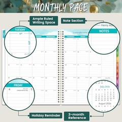 – Teacher Lesson Planner, July 2026 – June 2027, 8.5″ Teacher Planner 2026-2027