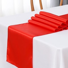 Pack of 50 Satin Red Chair Sashes for Wedding – Chair Bows 7×108 Inches Chairs