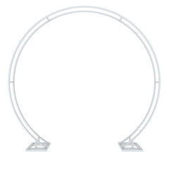 M/L Round Wedding Arch Backdrop Stand Outdoor Garden Lawn Beach Summer Wedding