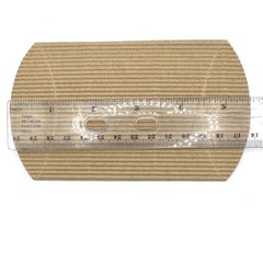 20 Pcs Corrugated Kraft Pillow Box Gift Party Favor Jewelry Candy Goody Bag