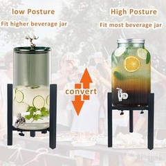 Drink Dispensers Stand For Party. Universal Beverage Dispensers Stand