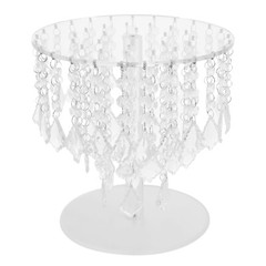 4PCS Cake Stands Acrylic Cake Stand Set Dessert Stand for Wedding Event Decor